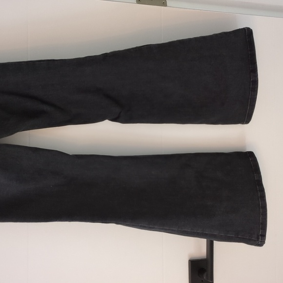Wild Fable x Target Charcoal Denim Wide Leg Flare Jeans Back To School Sz 0 - Picture 5 of 7